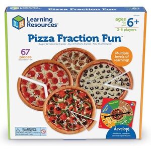 Pizza Fraction Fun Game by Learning Resources for 6+ • Brand New & Sealed